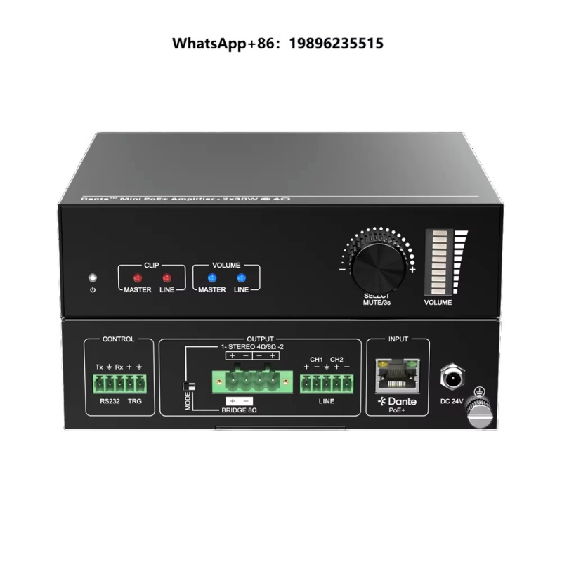 Portable Amplifier Mini - 2 Channel Mini Portable Professional Metal