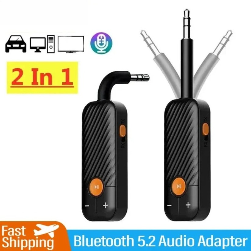 Audio Music For - Wireless Bluetooth 5.2 Stereo Music Adapter