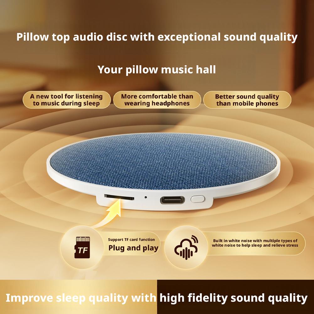 Audio Music Enhancer - Sleep White Noise Speaker Pillow for