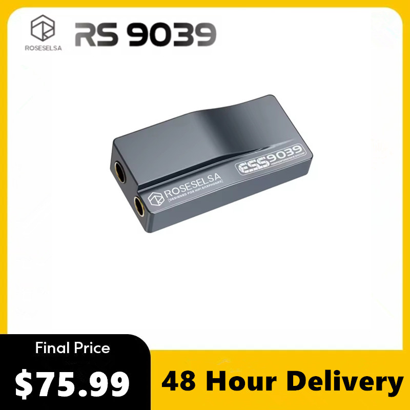 Portable Amplifier Mini - ROSESELSA RS9039 Portable Flagship-Grade USB DAC/AMP