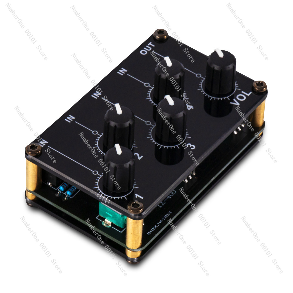 Audio Music Hub - Multifunctional Audio Front Passive Stereo Mixer