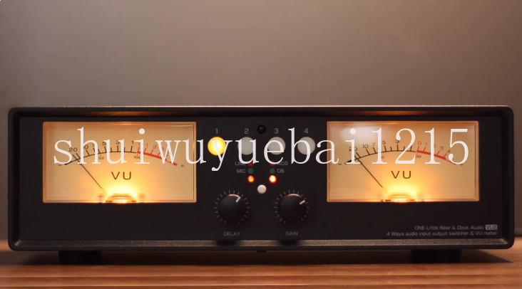 Audio And Music Splitter - VU2 Music Level Meter Analog VU