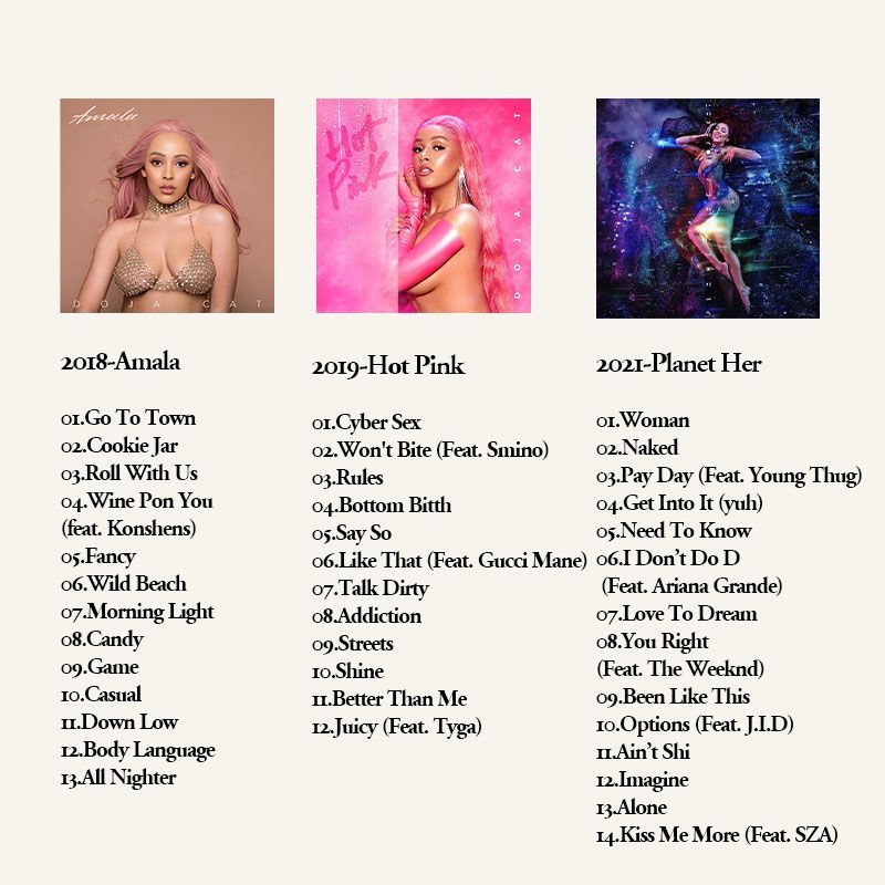 Doja Cat 6CD Music Album Colle - Audio Music For review and price