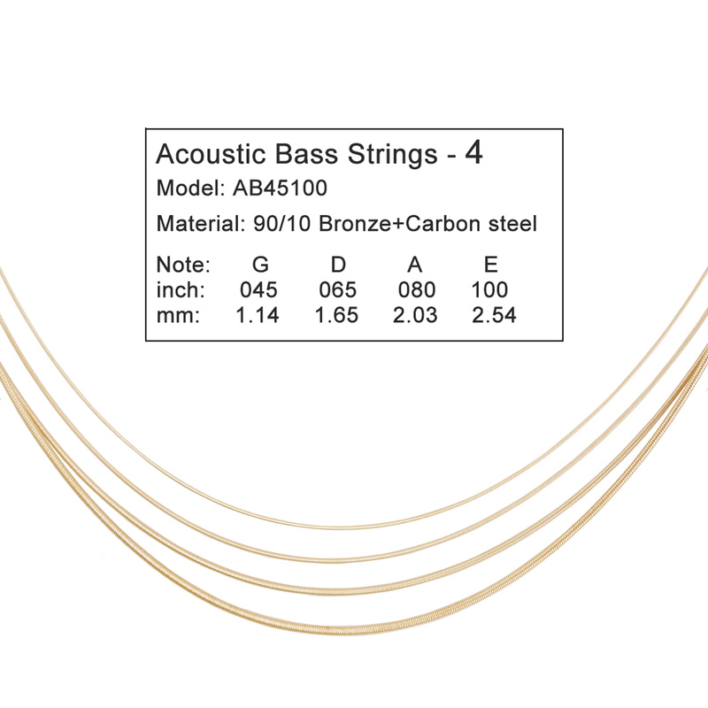 4 Strings Acoustic Bass  ANTI- - Bass Guitar Strings review and price