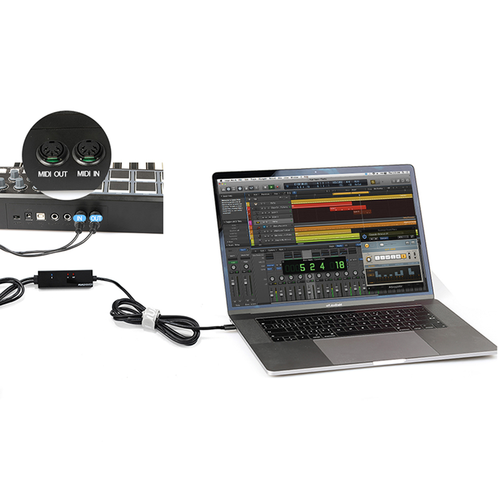 On-The-Go Midi Hub Type-C To M - Audio Music Hub review and price