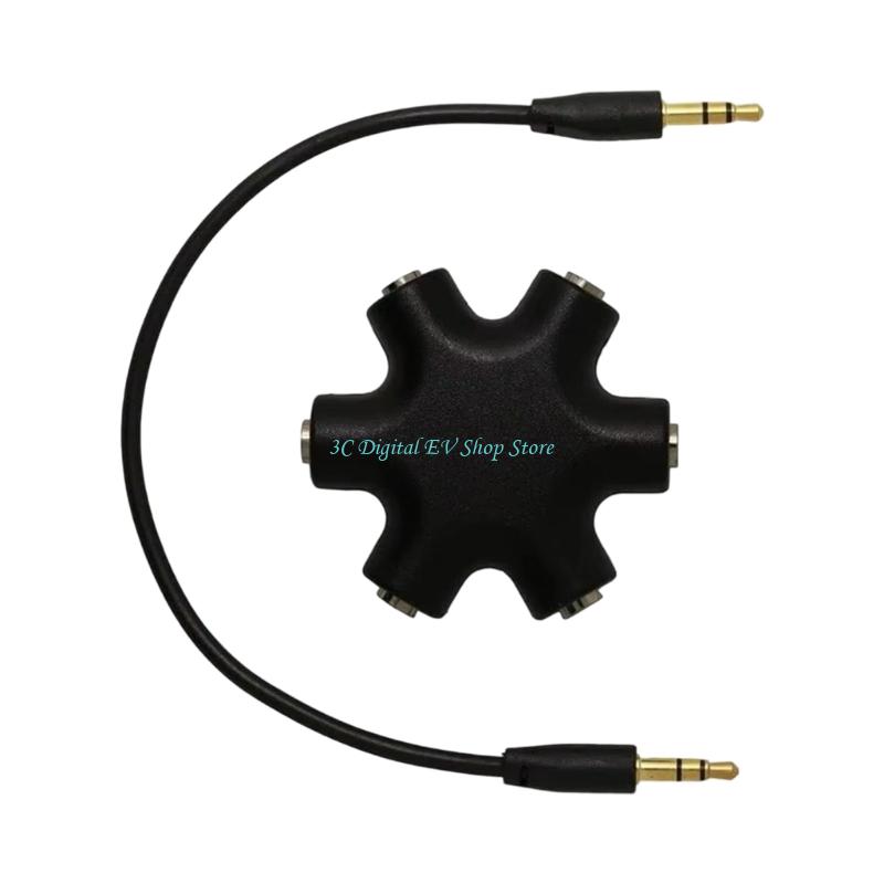 E74D 6 in 1 Stereo Music Hubs  - Audio Music Hub review and price