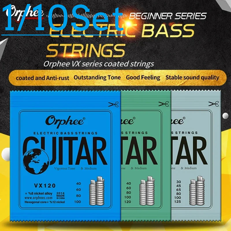 Orphee 4/5/6 Electric Bass Gui - Bass Guitar Strings review and price