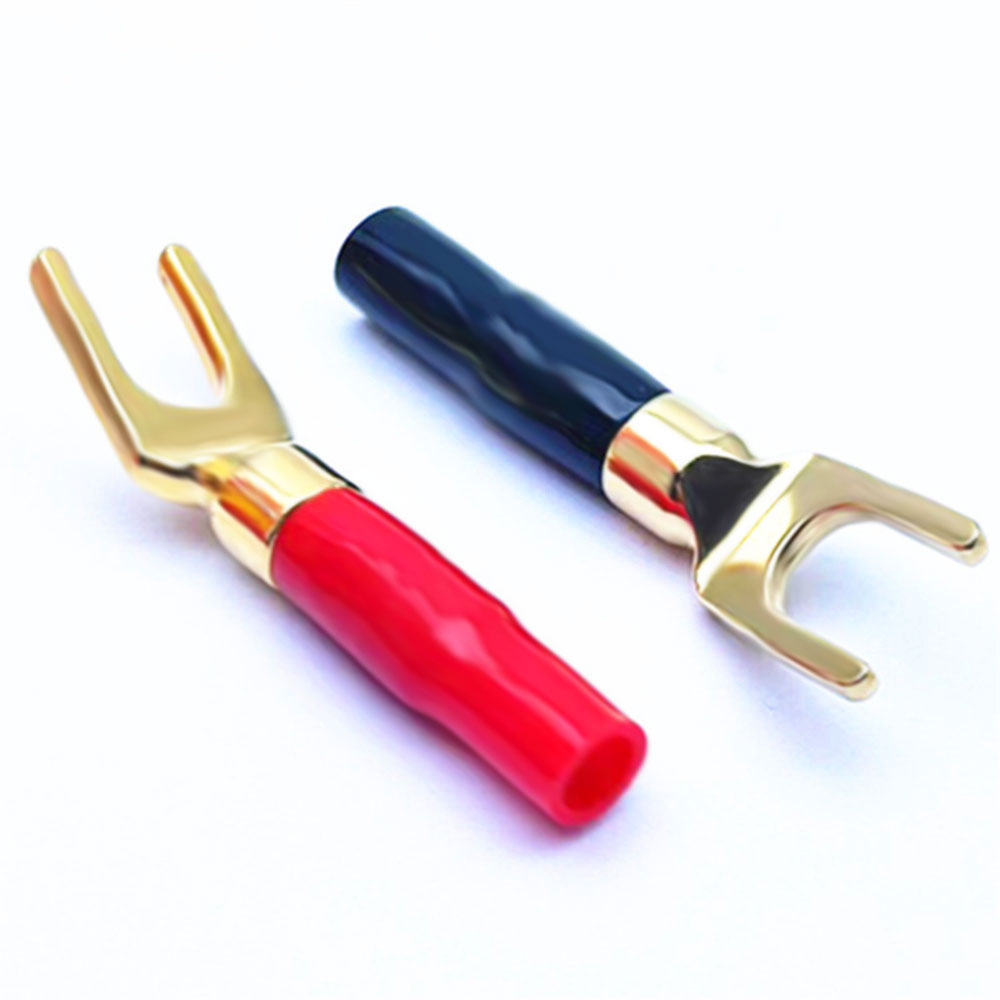 Hi-Fi Banana Plugs Y Type Gold - Audio Music Hifi review and price