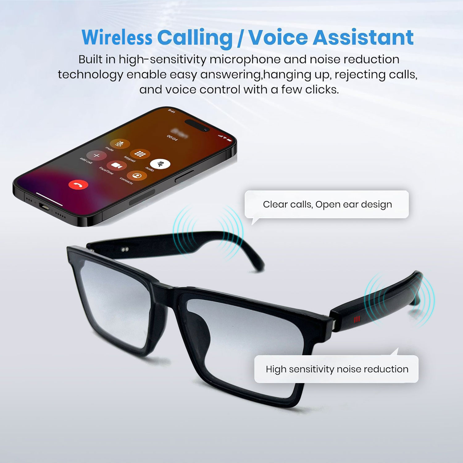 Smart Audio Glasses with Real- - Audio Music Hifi review and price