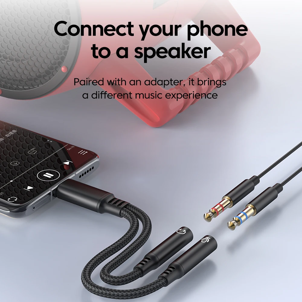 Type C Male To 3.5MM Jack Audi - Audio And Music Splitter review and price