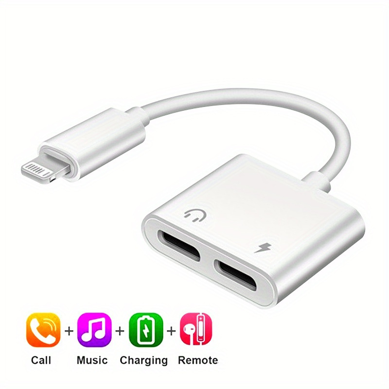 Dual‑Port 2‑in‑1 Lightning Spl - Audio And Music Splitter review and price