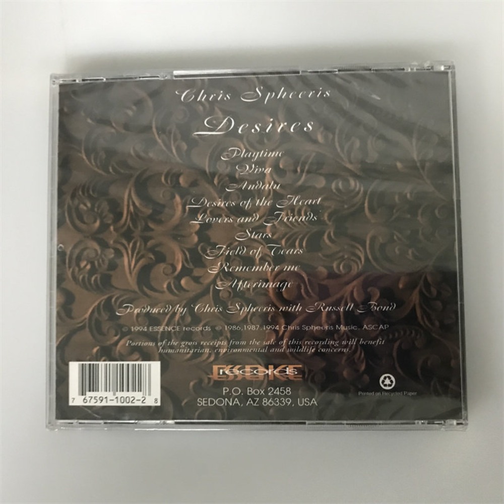 CD 'Desires' Chris Spheeris Mu - Audio Music For review and price