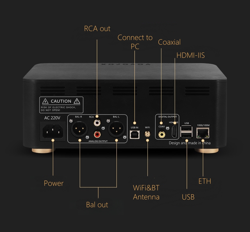 VOVOFOX-HiFi AP05S Lossless Mu - Audio Music Hifi review and price